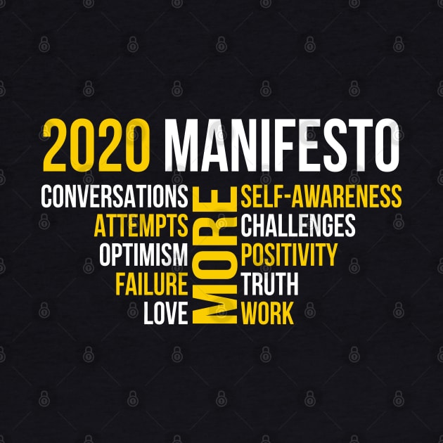 2020 Manifesto dark | Happy New Year 2020 by GaryVeeApparel